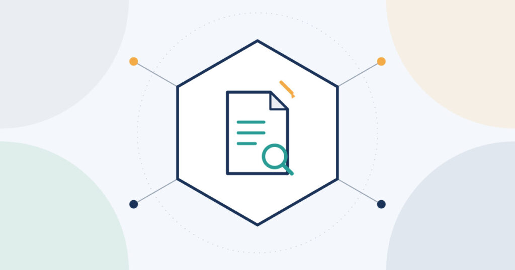 Handling GDPR access and rectification requests — hexagon illustration